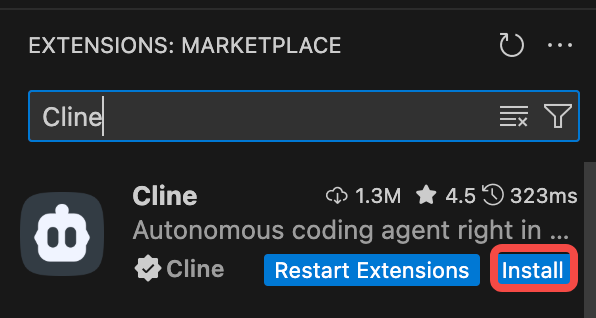 安装 CLine 插件